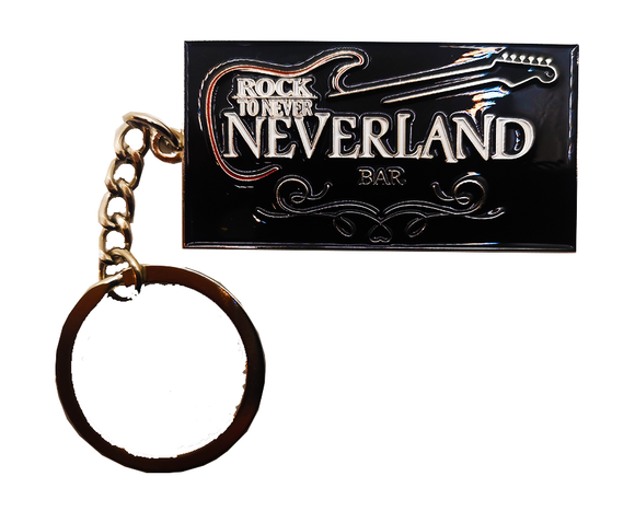 Engraved Neverland's Keyring (Black Colored)