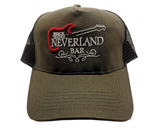 Green/Black Trucker Cap with Neverland Rock Bar's Logo