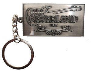 Engraved Neverland's Keyring (Silver Colored)